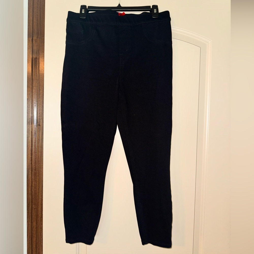 SPANX Black Jean-ish Ankle Leggings XL petite